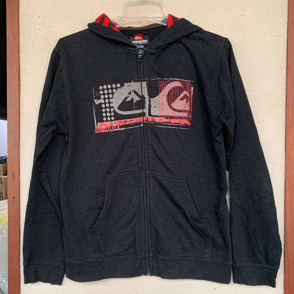 Boys Quiksilver Lightweight Full Zip Hoodie - Picture 1 of 8